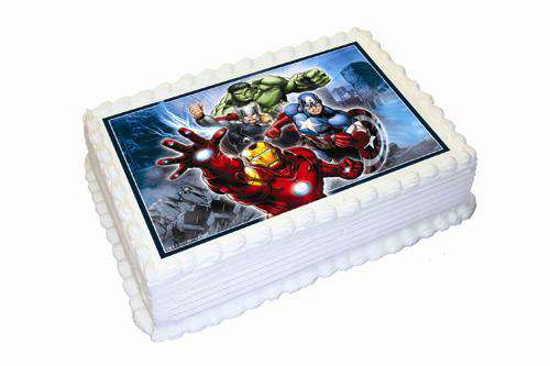 Avengers Edible Icing Image - Click Image to Close